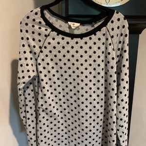 Polka dot sweater
